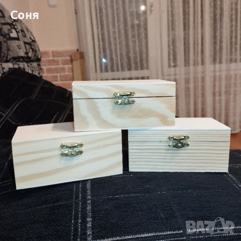 Дървени правоъгълни кутийки за вашите проекти и идеи , снимка 6 - Декорация за дома - 53063098