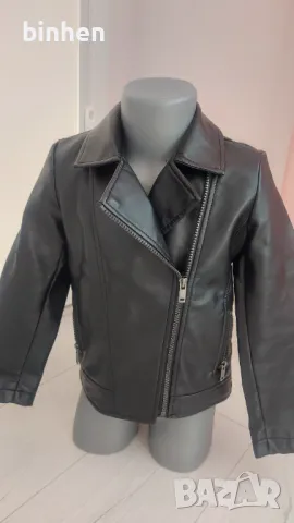 Детско кожено яке 6-7г(122-128 размер), снимка 4 - Детски якета и елеци - 47619723