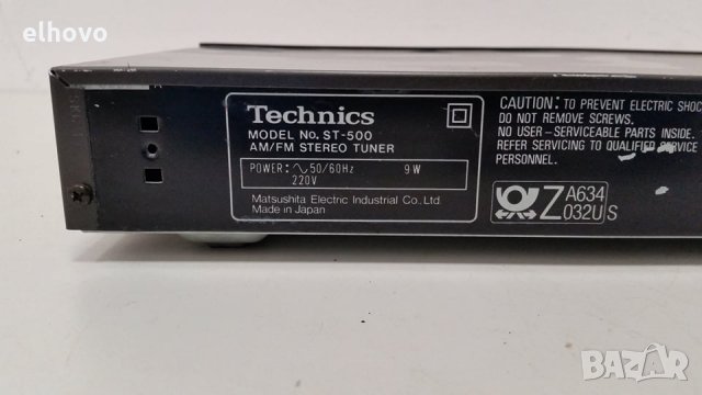 Стерео тунер Technics ST-500, снимка 2 - Ресийвъри, усилватели, смесителни пултове - 28252076