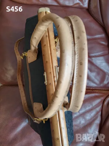 Дамска чанта,Pelle Di Giada+Подарък! Van Cleef комплект, щраус,, снимка 8 - Чанти - 50361421