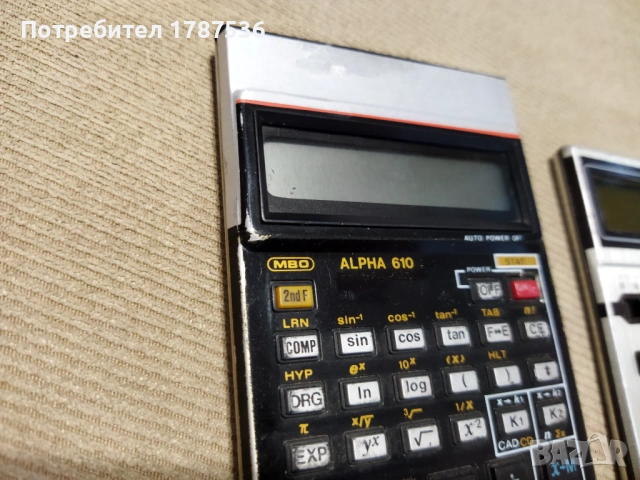  Три стари кслкулатора10евро, снимка 6 - Колекции - 53300004