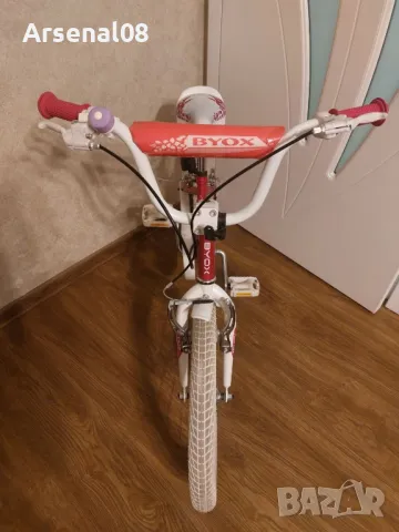 Велосипед BYOX 18"  РОЗОВ, снимка 3 - Велосипеди - 49040005