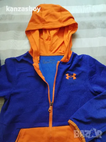 under armour fleece textured full zip - страхотно детско горнище , снимка 3 - Детски анцузи и суичери - 48383127