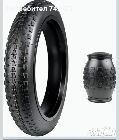 Външна и вътрешна гума за фетбайк 20×3.0