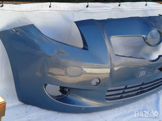 предна броня Toyota Yaris 2006-2009 г. #1021V., снимка 3 - Части - 49760013