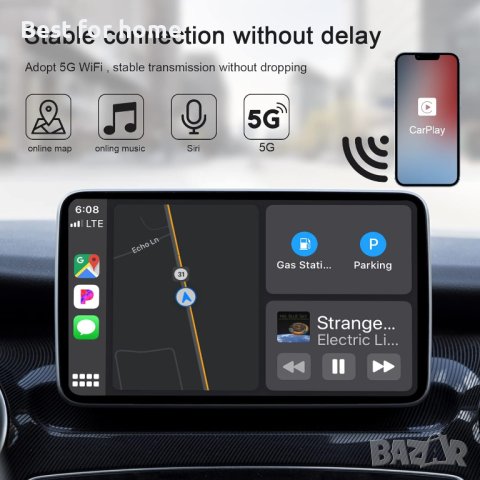 iPhone Wireless CarPlay Adapter, снимка 5 - Аксесоари и консумативи - 43591365