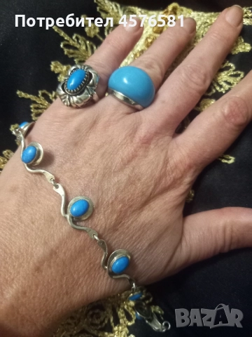 пръстени и гривна сребро 925