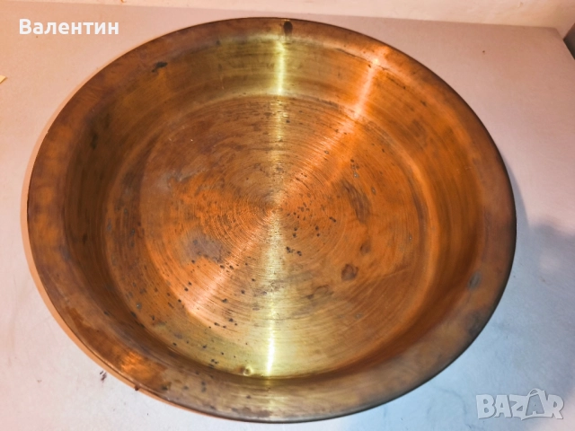 Голяма месингова тава 27, снимка 2 - Съдове за готвене - 52541473