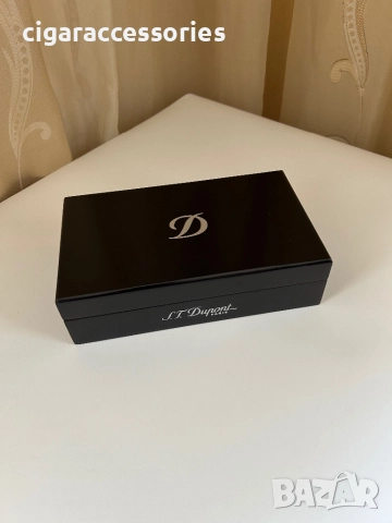S.T. Dupont Ligne 2 – Black & Gold запалка, 2 пламъка, снимка 6 - Запалки - 52857591