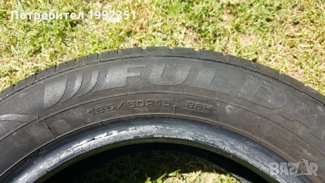 4бр летни гуми 195/60R15. Fulda EcoControlHP. DOT 1313. 5мм дълбочина на шарката. Цената е за компле, снимка 4 - Гуми и джанти - 33063139