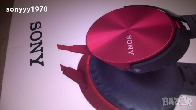 sony mdr-xb450ap-red headphones, снимка 6 - Слушалки и портативни колонки - 26615722