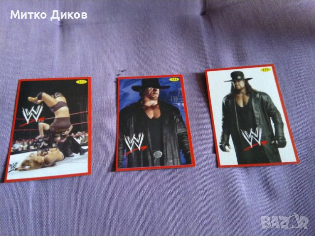 WWF Raw кеч-33 фотоси на кечисти 85х57мм от номера 130-262 с пропуски, снимка 9 - Други спортове - 43037732