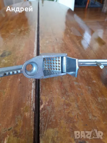 Стара алуминиева преса за чесън #20, снимка 5 - Други ценни предмети - 47868378