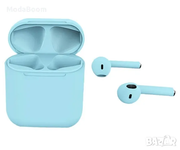Безжични слушалки Inpods i12 TWS с цветен дизайн и управление чрез докосване, снимка 3 - Слушалки и портативни колонки - 48066570