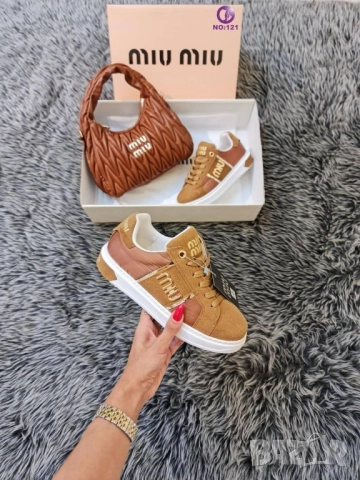 дамски маратонки miu miu , снимка 3 - Маратонки - 51768648