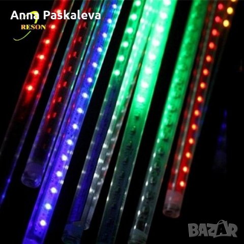 LED Висулки "Падащ сняг" - Многоцветни, снимка 3 - Лед осветление - 34924008