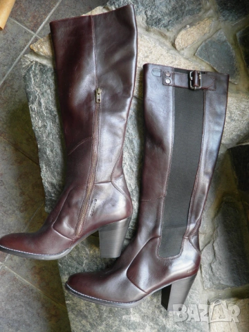 G-star оригинални ботуши от естествена кафява кожа, снимка 3 - Дамски ботуши - 53246053