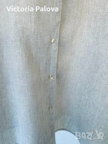 Голяма ленена риза-блуза ULLA POPKEN, снимка 13 - Ризи - 32502148