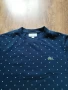 lacoste Men's Crewneck Polka Dotted Cotton - страхотна мъжка тениска КАТО НОВА S, снимка 3