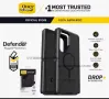 Оригинален удароустойчив каучуков  калъф Otterbox за Samsung S25 ULTRA черен, снимка 5