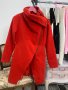Червено палто на MEGZ, снимка 1 - Палта, манта - 43477003
