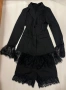 ✨ НОВ елегантен черен сет от 2 части с дантела, снимка 2