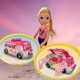 Кукла Барби с камион за сладолед , снимка 9