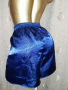  STINNA L/XL Сатенени сини шорти, снимка 4