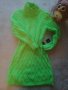 Нова Зелена рокля фино машинно плетиво +гривна и пръстен , снимка 3