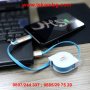 Телескопичен USB кабел 2в1 за адроид смартфони и Iphone - код 1985, снимка 6