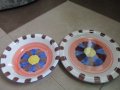 Ръчно рисувани керамични чинии, снимка 2
