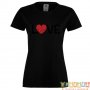 Дамска тениска Свети Валентин Love Grunge 2, снимка 2