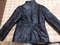 Черно яке от ЕСТЕСТВЕНА КОЖА с подплата тънка вата , снимка 5
