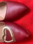 100% Love Moschino Кожени остри обувки, Номер 39, снимка 6