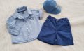 Риза панталон и шапка за момче 3-6 месеца, снимка 8
