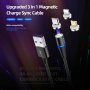 USB магнитни кабели ROCK Type-C,Micro USB,Lightning Fast Charging