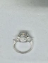 Сребърен пръстен с мойсанит (Диамант) 5 карата, снимка 7
