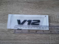 черна емблема Mercedes Benz Мерцедес Бенц V12, снимка 3
