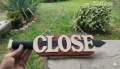 Дървени Табели "OPEN/CLOSE" – Ръчна Изработка, снимка 2