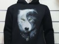 Нов мъжки суичър с дигитален печат Вълк ИН и ЯН, Серия вълци, снимка 17