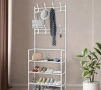 Многофункционална стойка за обувки, чанти и закачалка за връхни дрехи и др. Широчина: 62см; Височна:, снимка 11