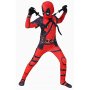 търся Детски костюми на Deadpool, червено/черно, раница с двоен нож, Party Chili® размер 110