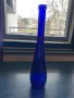 Висока ваза от леано стъкло, снимка 1 - Вази - 39865081