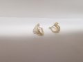 Златни обеци с цирконий 5, снимка 8