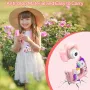 Joltix  Детски цифров фотоапарат 1080P HD 2,0-инчов с 32GB карта, селфи, за деца 3+ г., розов, снимка 6