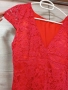 продавам червена рокля , снимка 5