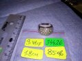ПРЕКРАСЕН СКЪПОЦЕНЕН СРЕБЪРЕН ФЕШЪН ПРЪСТЕН СРЕБРО 925 с МНОГО ФАСЕТИРАНИ БЛЕСТЯЩИ ЦИРКОНИ 34426, снимка 6
