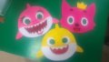 Ръчно изработени маски "baby shark", снимка 4