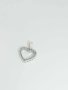 Сребърна висулка Сърце, снимка 1 - Колиета, медальони, синджири - 43046674