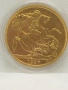 позлатена Английска монета , снимка 1